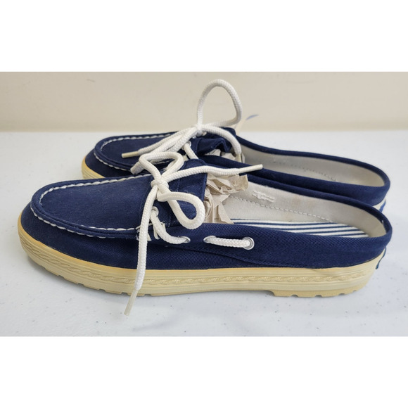 Keds Club Mule WF7163 Navy Blue Slip On Comfort Shoes Women's Size 5.5M - Picture 1 of 11